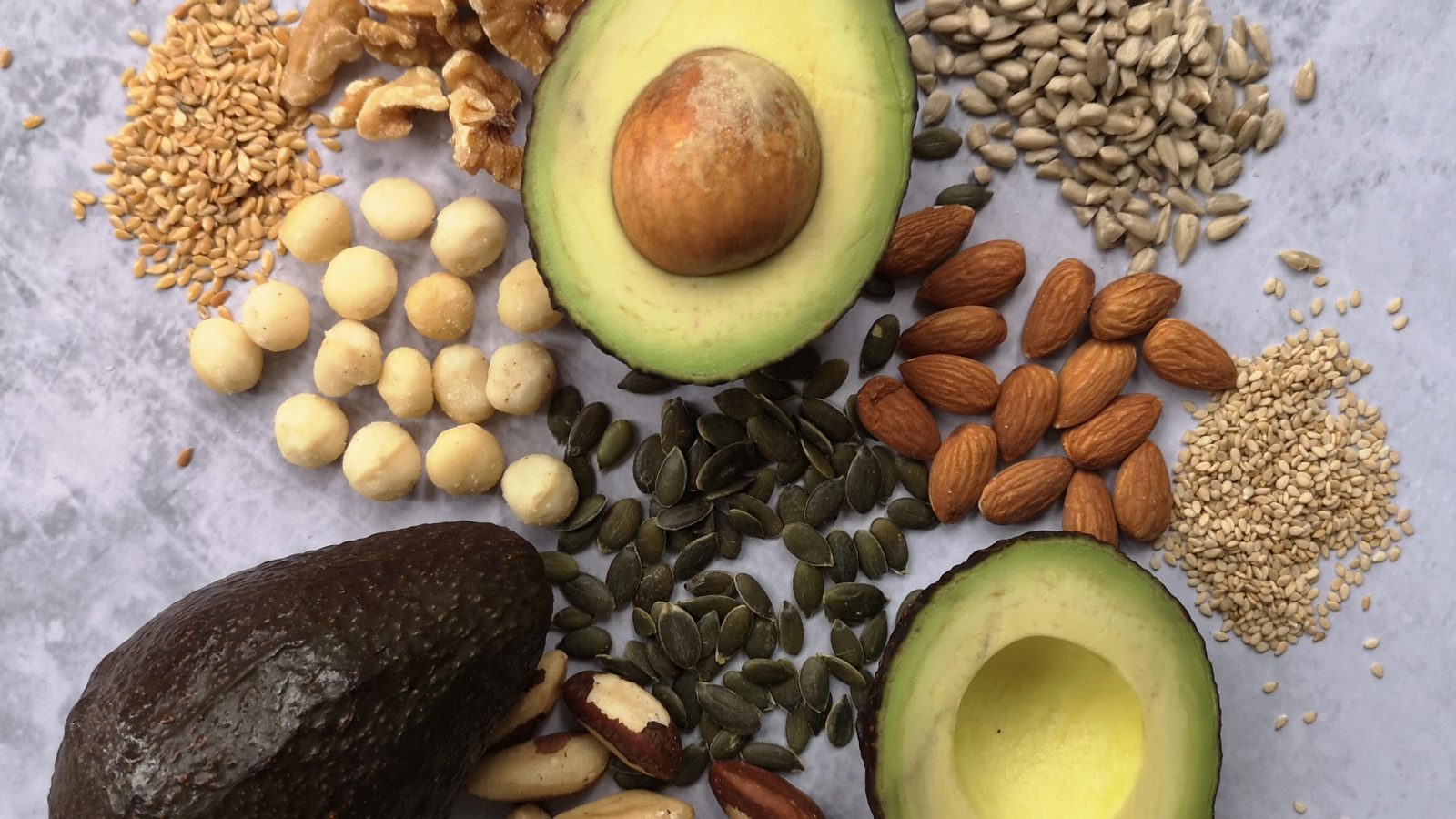 Avocado nuts and seeds