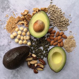 Avocado nuts and seeds