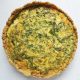 Salmon and asparagus quiche