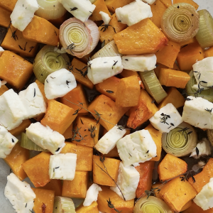 Squash leek feta recipe