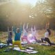 Get outside for gut health: yoga