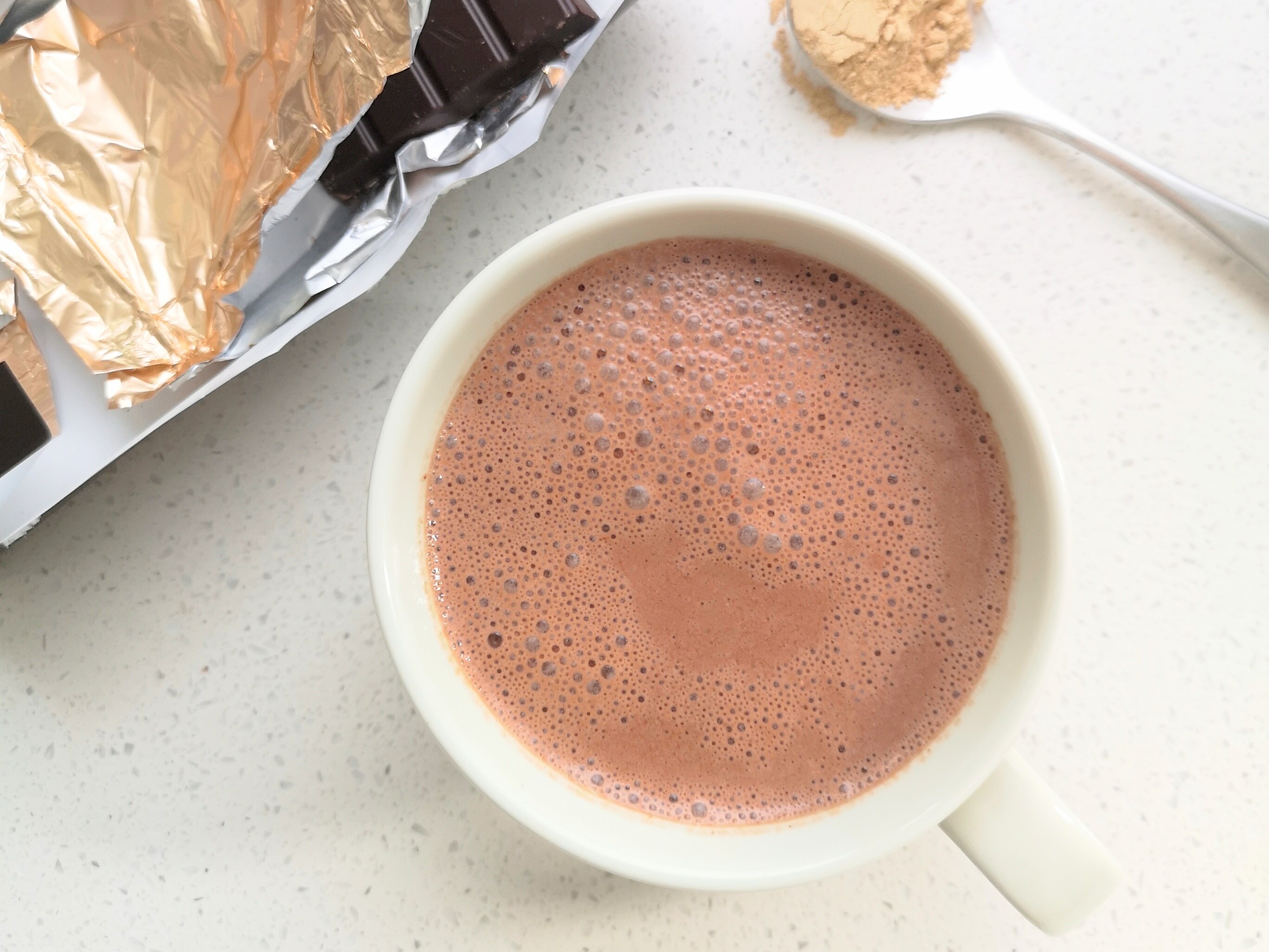 Healthy hot chocolate