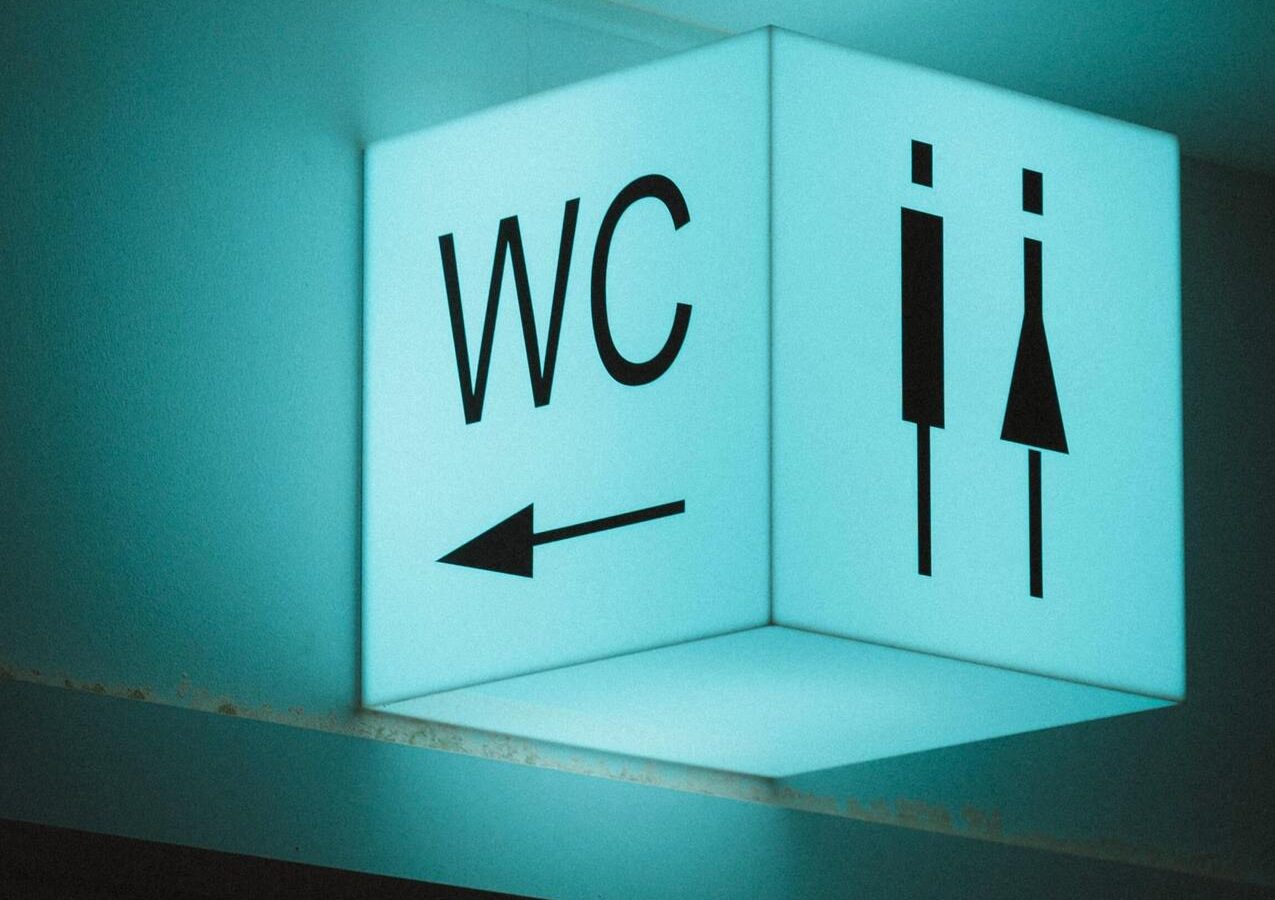 Diarrhoea WC sign