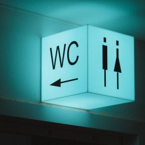 Diarrhoea WC sign