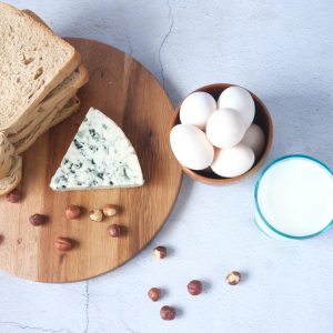 Food allergies intolerances sensitivities - eggs, milk, bread, nuts