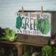 Organic salads at stall